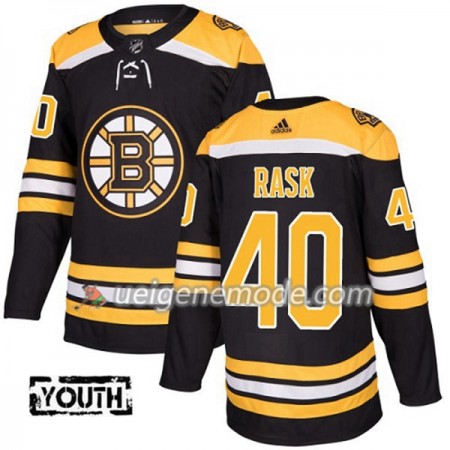 Kinder Eishockey Boston Bruins Trikot Tuukka Rask 40 Adidas 2017-2018 Schwarz Authentic